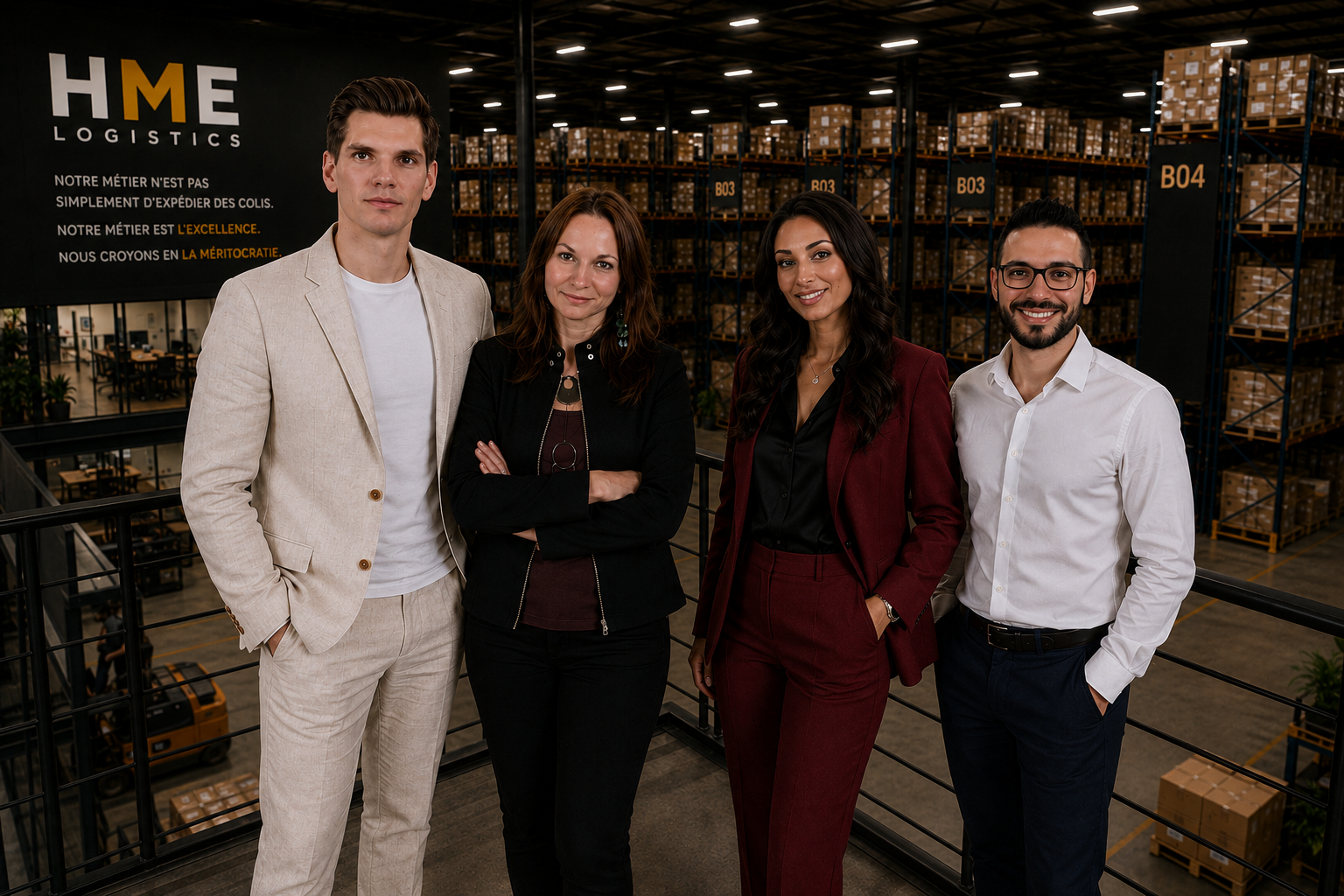 Équipe direction HME Logistics